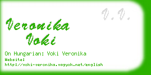 veronika voki business card